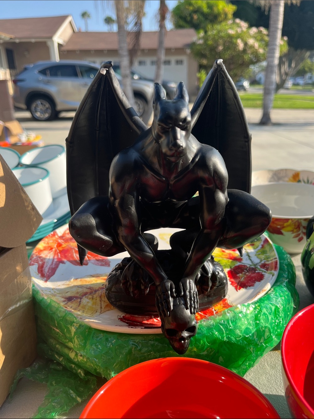 Killstar Black Gothic Gargoyle Sculpture